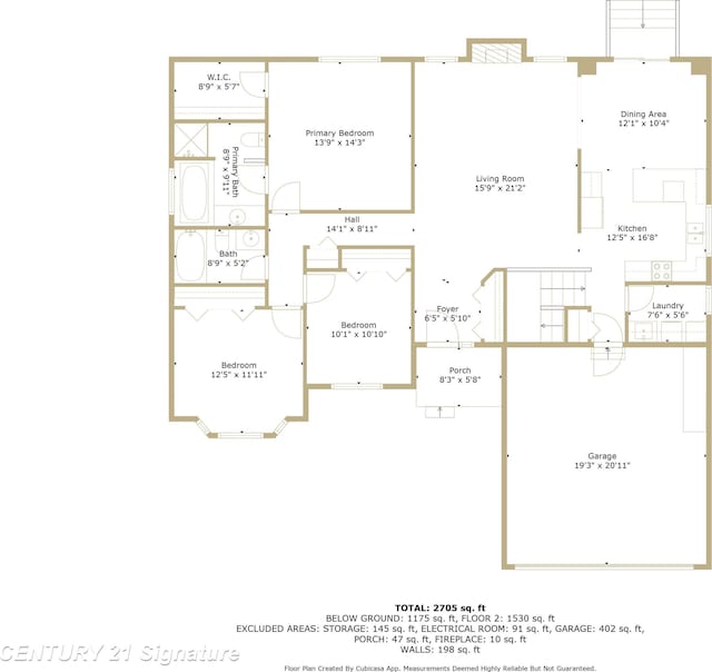 11315 Grand Oaks Dr, Clio, MI 48420 - view of floor plan / room layout