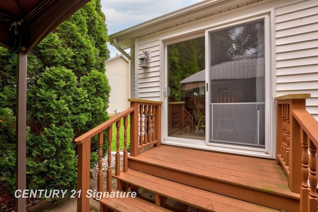 11315 Grand Oaks Dr, Clio, MI 48420 - view of wooden deck