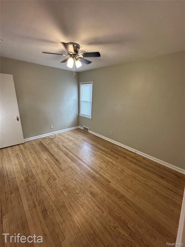 16684 Forest Ave, Harrison Township, MI 48021 - unfurnished room featuring wood finished floors and ceiling fan