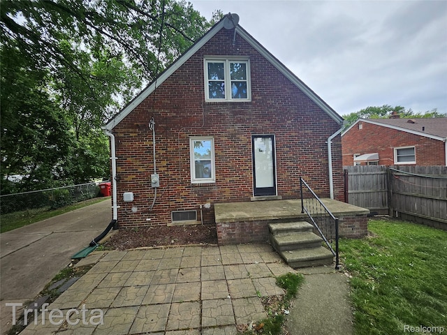 16684 Forest Ave, Harrison Township, MI 48021 - back of house featuring brick siding