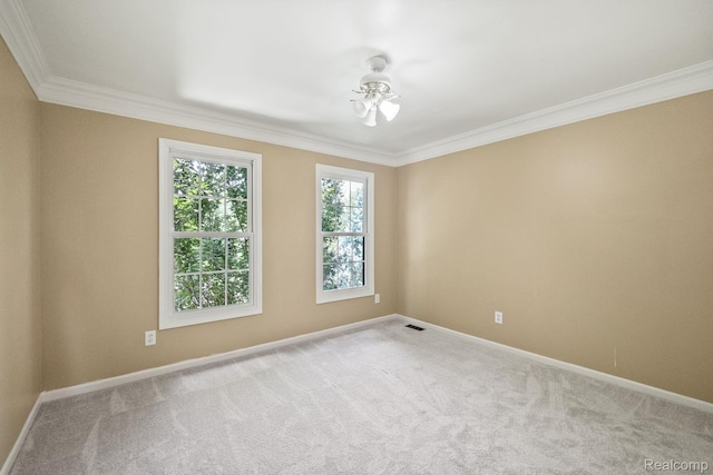 1257 Lake Shore Blvd, Lake Orion, MI 48362 - unfurnished room with crown molding and carpet flooring