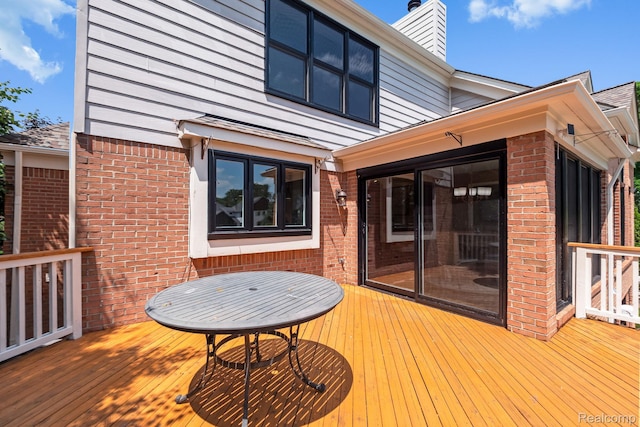 1257 Lake Shore Blvd, Lake Orion, MI 48362 - view of wooden terrace
