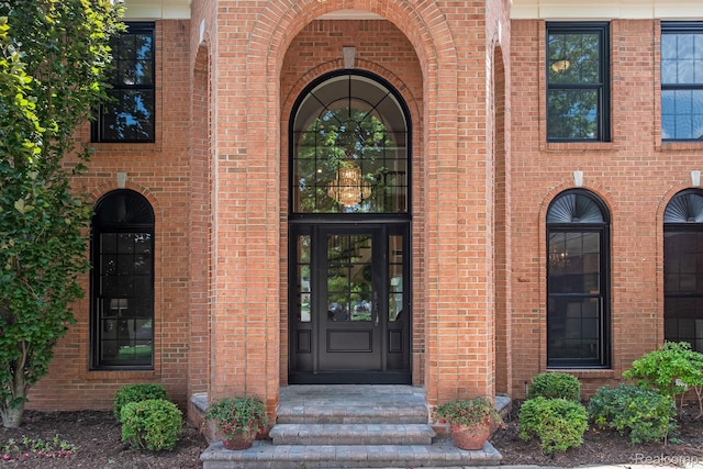 1257 Lake Shore Blvd, Lake Orion, MI 48362 - entrance to property featuring brick siding