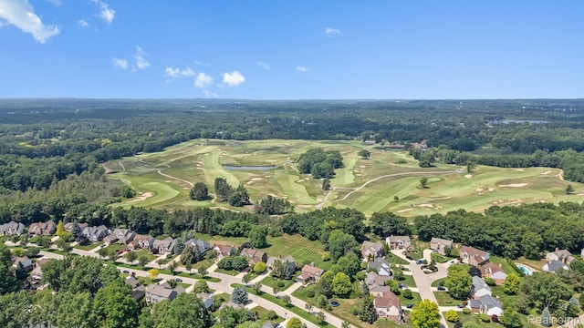 1257 Lake Shore Blvd, Lake Orion, MI 48362 - aerial overview of property's location with a golf course and nearby suburban area