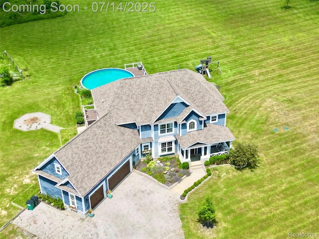 4385 Nelson Scott Dr, Holly, MI 48442 - view from above of property