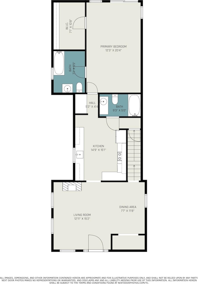 515 Locust St, Howard City, MI 49329 - view of property floor plan