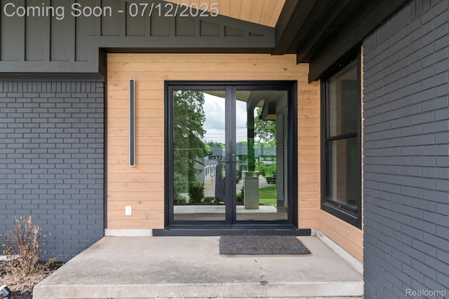 3539 Walbri Dr, Bloomfield Hills, MI 48304 - entrance to property with french doors and brick siding