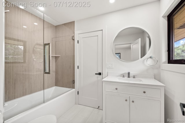 3539 Walbri Dr, Bloomfield Hills, MI 48304 - full bath featuring vanity and washtub / shower combination