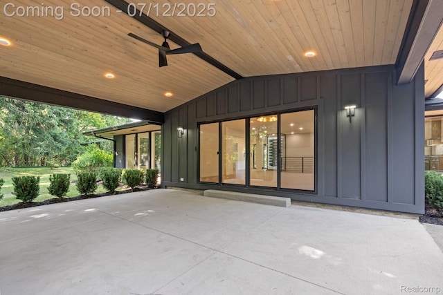 3539 Walbri Dr, Bloomfield Hills, MI 48304 - view of patio / terrace featuring a ceiling fan