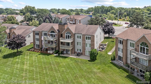 3410 Adams Shore Dr, Waterford, MI 48329 - aerial perspective of suburban area