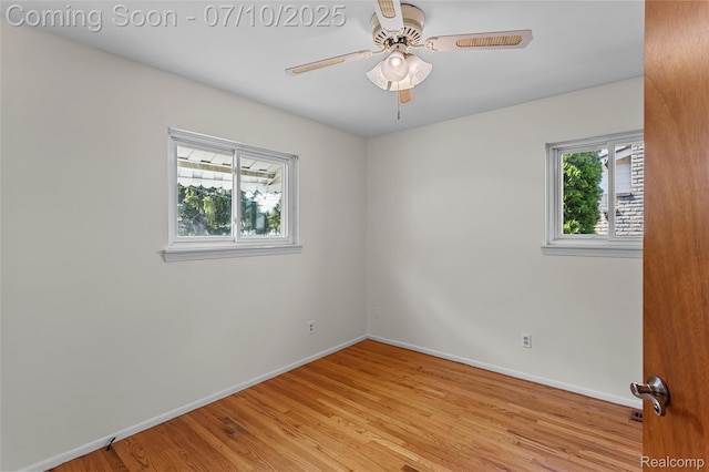 1868 Treadwell St, Westland, MI 48186 - empty room featuring wood finished floors and a ceiling fan