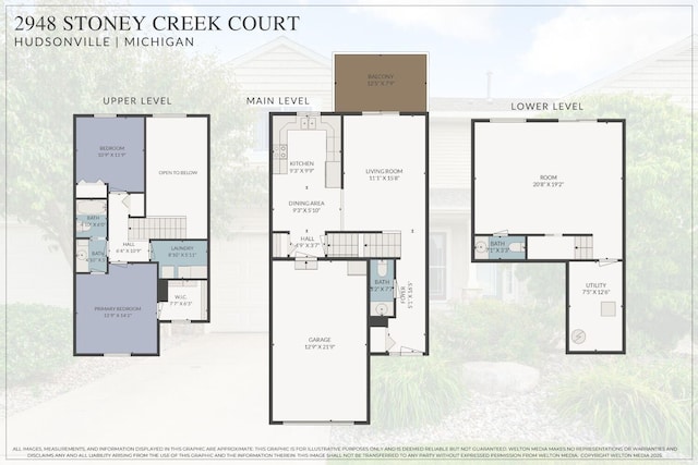 2948 Stoney Creek Ct, Hudsonville, MI 49426 - view of property floor plan