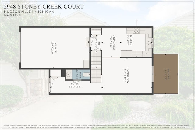 2948 Stoney Creek Ct, Hudsonville, MI 49426 - view of home floor plan