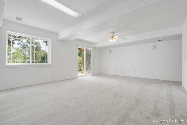 2948 Stoney Creek Ct, Hudsonville, MI 49426 - carpeted spare room featuring ceiling fan and plenty of natural light