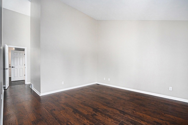 1721 Fountainview Ct SE, Caledonia, MI 49316 - unfurnished room with dark wood finished floors and baseboards