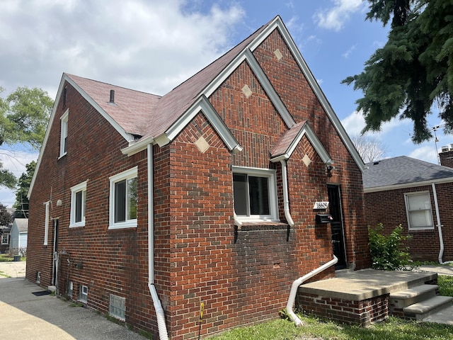16609 Edmore Dr, Detroit, MI 48205 - view of front of house with brick siding