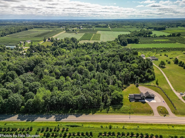 17090 Kenowa Ave, Kent City, MI 49330 - overview of rural landscape featuring farmland