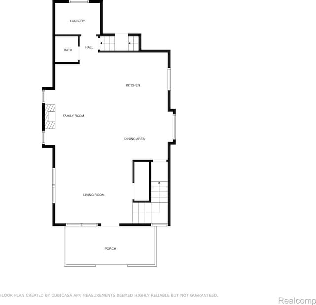 715 Gardenia Ave, Royal Oak, MI 48067 - view of floor plan / room layout
