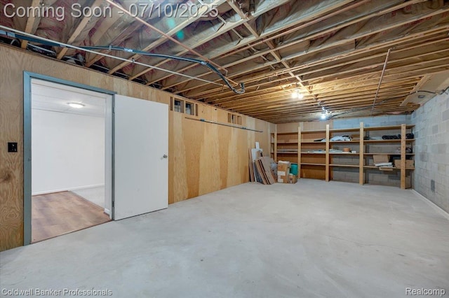 1526 Rulane Dr, Lapeer, MI 48446 - view of unfinished basement
