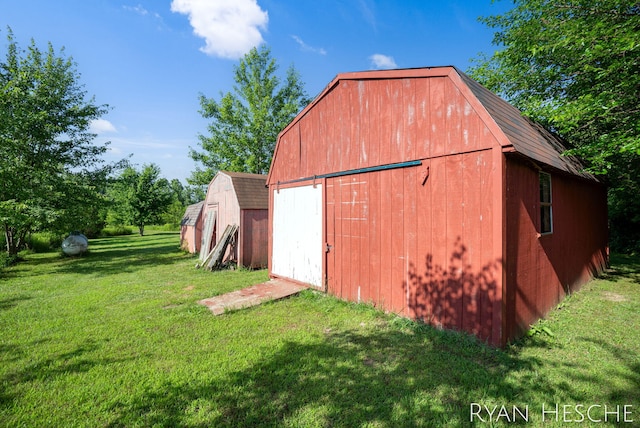 5886 W Clarksville Rd, Lake Odessa, MI 48849 - view of shed