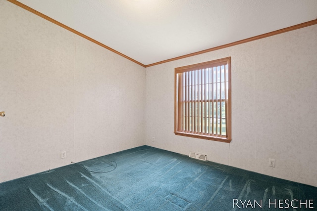 5886 W Clarksville Rd, Lake Odessa, MI 48849 - carpeted spare room with crown molding