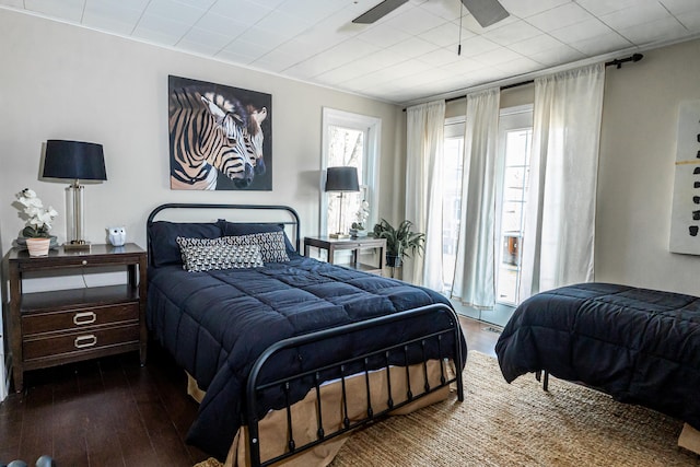 22515 E 10 Mile Rd, Saint Clair Shores, MI 48080 - bedroom featuring dark wood-type flooring