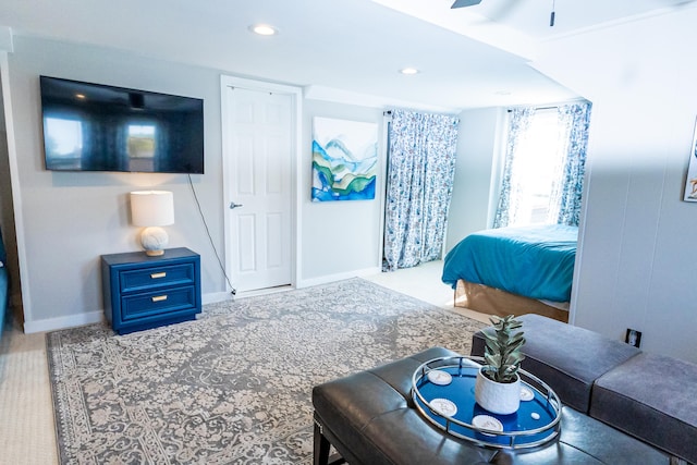 22515 E 10 Mile Rd, Saint Clair Shores, MI 48080 - bedroom with carpet flooring and recessed lighting