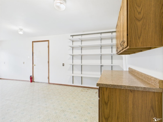 4356 14th St, Luna Pier, MI 48157 - garage with baseboards