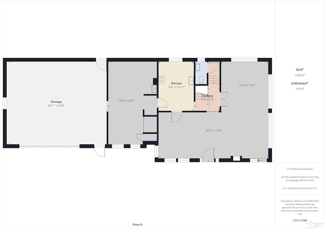 4356 14th St, Luna Pier, MI 48157 - view of floor plan / room layout