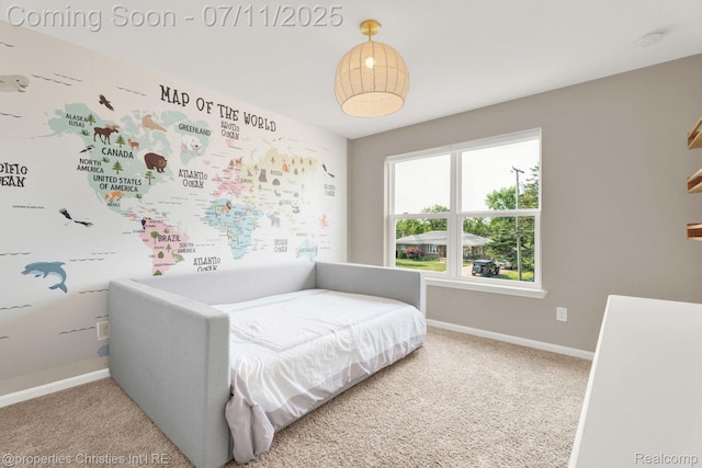 2962 Iowa Dr, Troy, MI 48083 - bedroom featuring baseboards and carpet floors