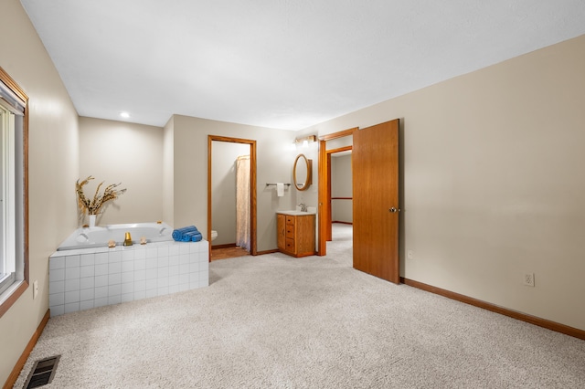 22100 N Uldriks Dr, Battle Creek, MI 49017 - bedroom with light colored carpet and recessed lighting