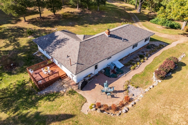 22100 N Uldriks Dr, Battle Creek, MI 49017 - aerial view of property and surrounding area