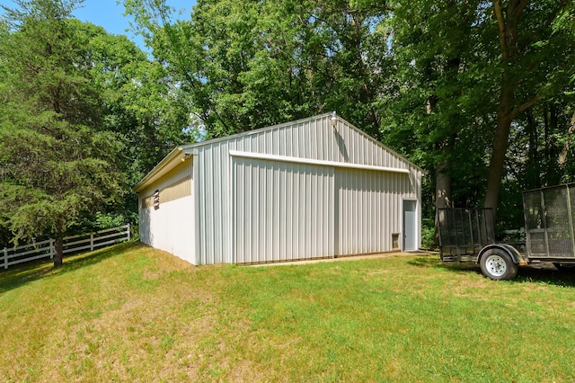 22100 N Uldriks Dr, Battle Creek, MI 49017 - view of detached garage
