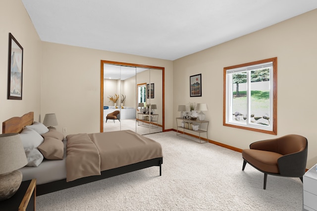 22100 N Uldriks Dr, Battle Creek, MI 49017 - bedroom featuring a closet and carpet floors