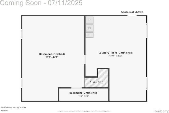 10746 Winthrop, Pinckney, MI 48169 - view of floor plan / room layout