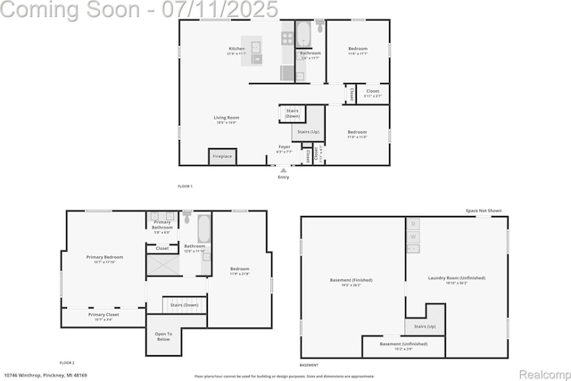 10746 Winthrop, Pinckney, MI 48169 - view of property floor plan