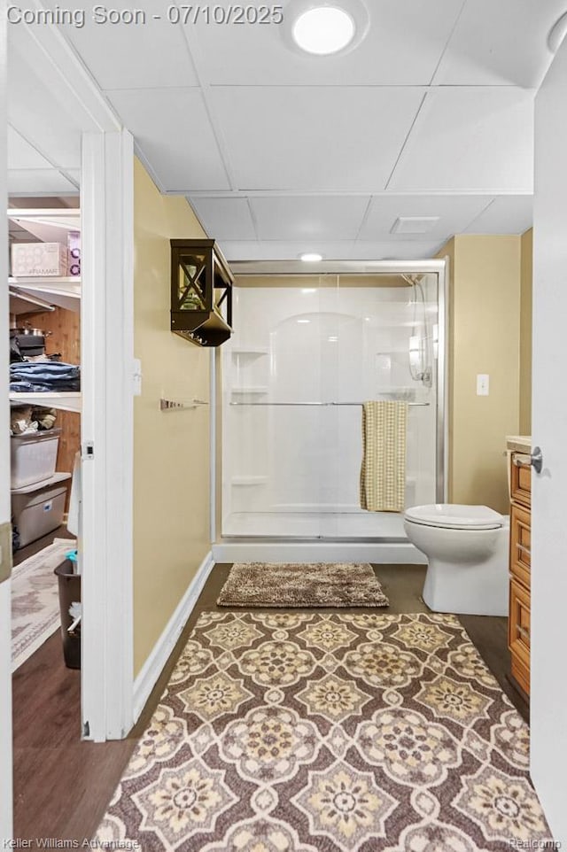 9157 Hackberry Ave, Plymouth, MI 48170 - bathroom featuring walk in shower and toilet