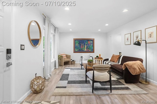 9157 Hackberry Ave, Plymouth, MI 48170 - living area featuring recessed lighting and wood finished floors