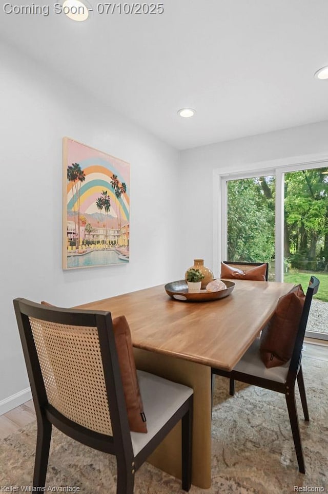 9157 Hackberry Ave, Plymouth, MI 48170 - dining space featuring wood finished floors and recessed lighting