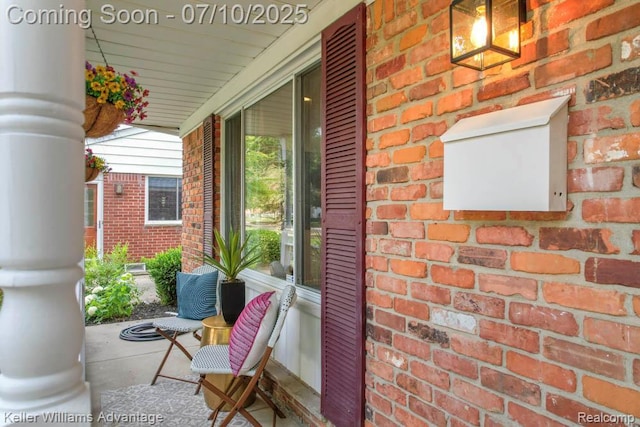 9157 Hackberry Ave, Plymouth, MI 48170 - view of covered porch