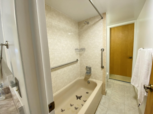 18220 University Park Dr, Livonia, MI 48152 - full bathroom featuring tile patterned flooring and shower / bathtub combination with curtain