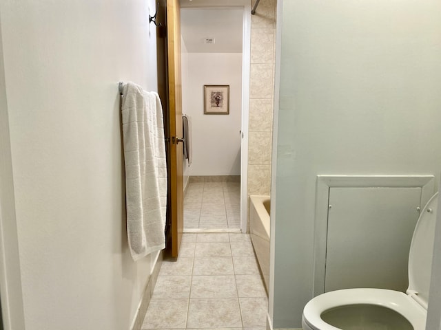 18220 University Park Dr, Livonia, MI 48152 - full bath featuring tile patterned floors and toilet