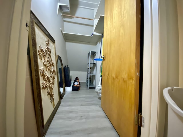 18220 University Park Dr, Livonia, MI 48152 - hallway with light wood-style floors