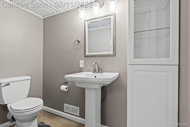 42369 Crestview Cir, Northville, MI 48168 - bathroom with toilet and baseboards