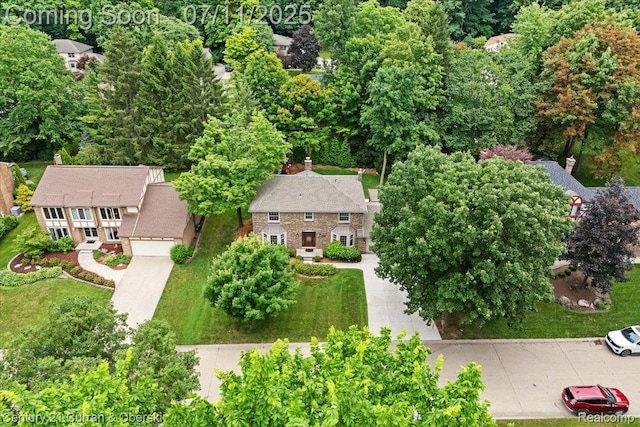42369 Crestview Cir, Northville, MI 48168 - aerial view of property and surrounding area