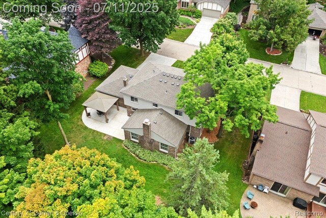 42369 Crestview Cir, Northville, MI 48168 - view from above of property