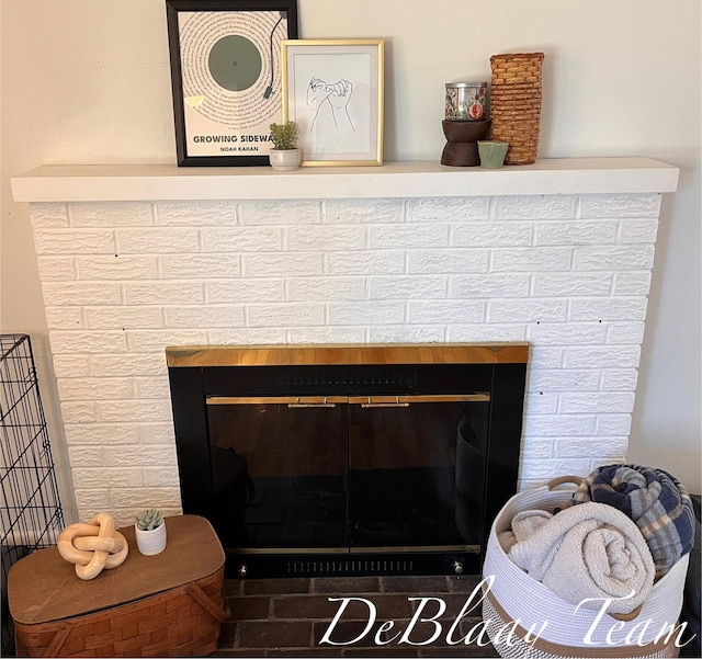 1056 Sherwood Rd, Muskegon, MI 49441 - detailed view of a fireplace