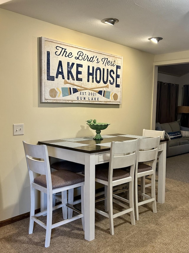 4111 E Joy Rd, Shelbyville, MI 49344 - dining area with carpet