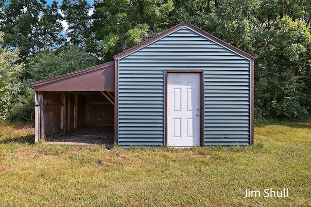 8201 Crocker Rd, Holton, MI 49425 - view of outbuilding