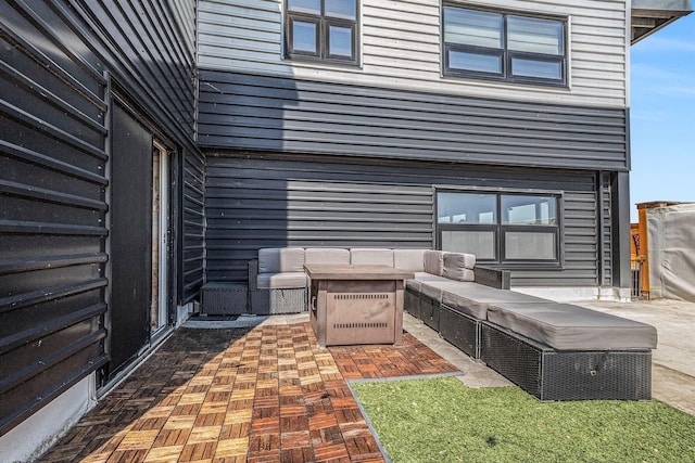 600 Broadway Ave NW Unit 402, Grand Rapids, MI 49504 - view of patio with outdoor lounge area